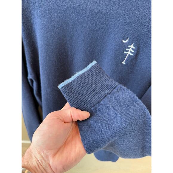 ONLY ONE ONLINE -Men’s Greyson Crew-Neck Cashmere Sweater Size M - Picture 10 of 11